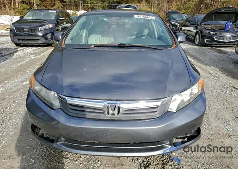 2012 Honda Civic Exl из США, поврежденный, VIN 2HGFB2F94CH578495